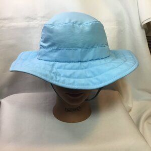 Connectyle Sm Baby Blue Sun Hat Kids Sm 18.9" 20.5" UPF 50+ Wide Brim